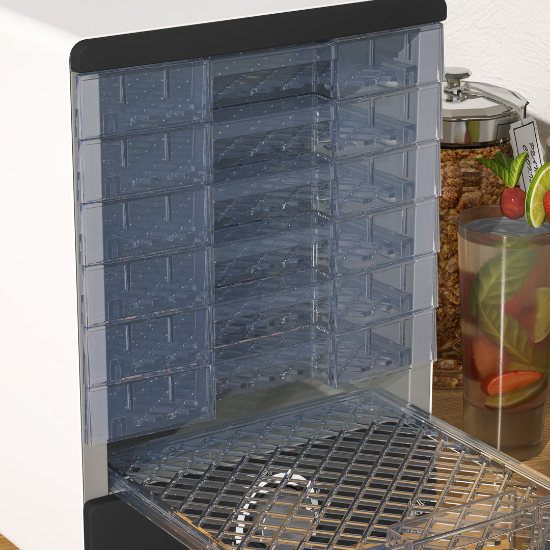 Seven Tray, 40-70°C Food Dehydrator - White