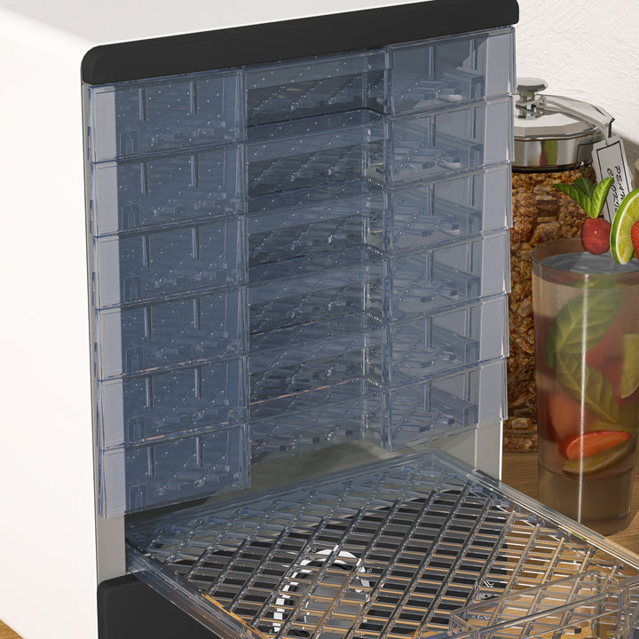 Seven Tray, 40-70°C Food Dehydrator - White