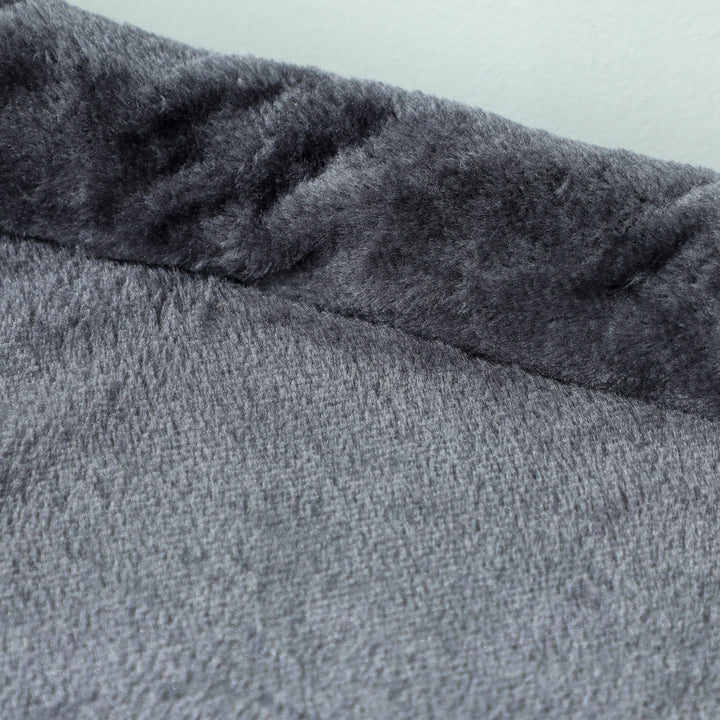 PawHut 66 cm Small Cat Tree for Large Cats, Cat Tower w/ Large Top Perch, 2 Condos, Sisal Scratching Post, Toy Ball, Dark Grey