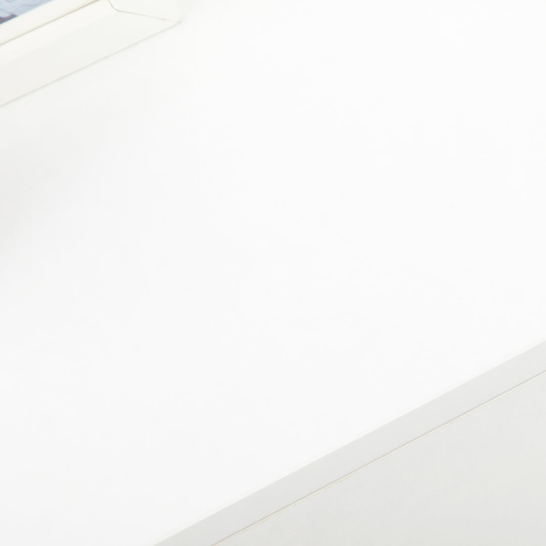 MCL Three Drawer Slim Shoe Storage Cabinet, 12 Shoe Pairs - White