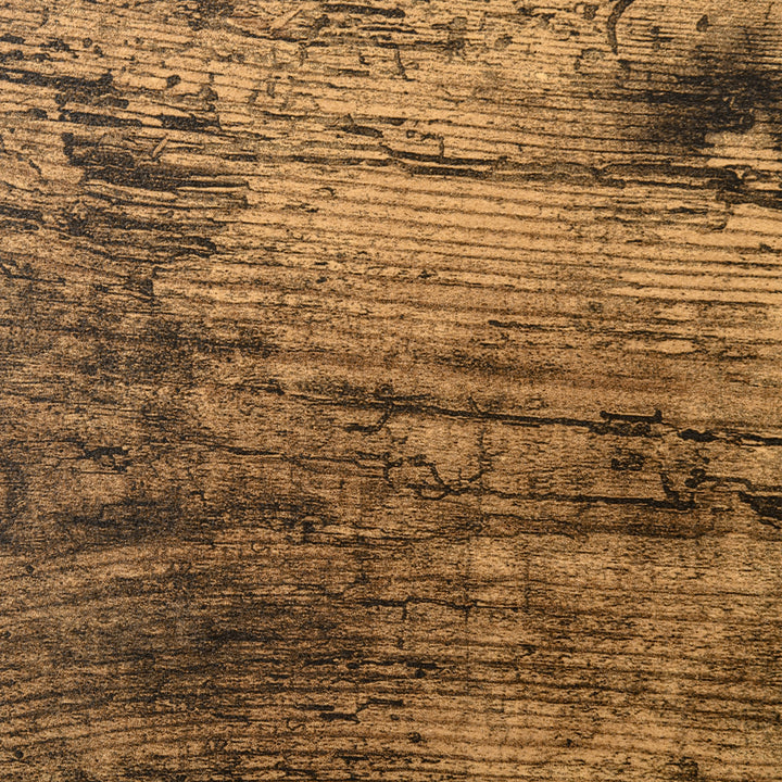 MCL Industrial Shoe Cabinet with 3 Flip Drawers, Narrow Shoe Storage Cabinet for 18 Pairs, Freestanding Slim Shoe Storage Organiser for Entryway, Hallway, Rustic Brown