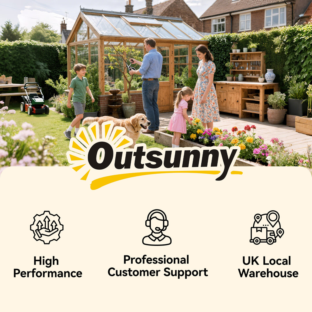 Wall-mounted Wooden Garden Planters with Trellis, Drainage Holes and 3 Planter Boxes for Patio, Carbonised