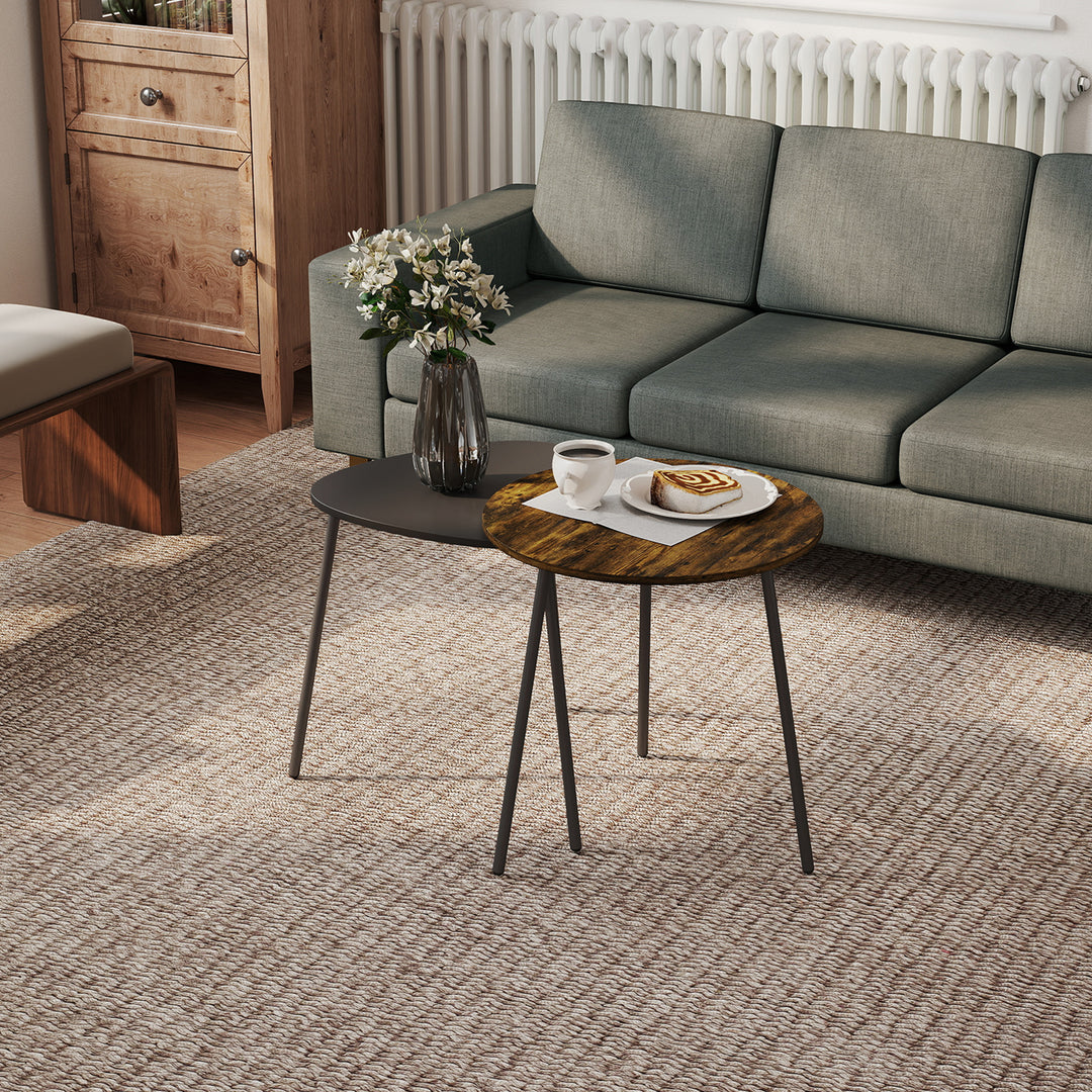 MCL Nesting Side Table Set of 2 - Rustic Brown