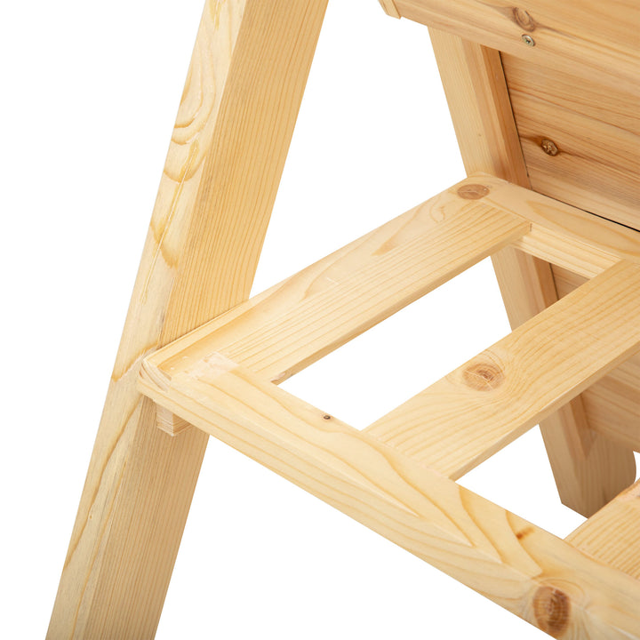 3 Tier Raised Beds for Garden, Wooden Planter Boxes with Clapboard and Hooks, 142L, 120 x 68 x 80cm