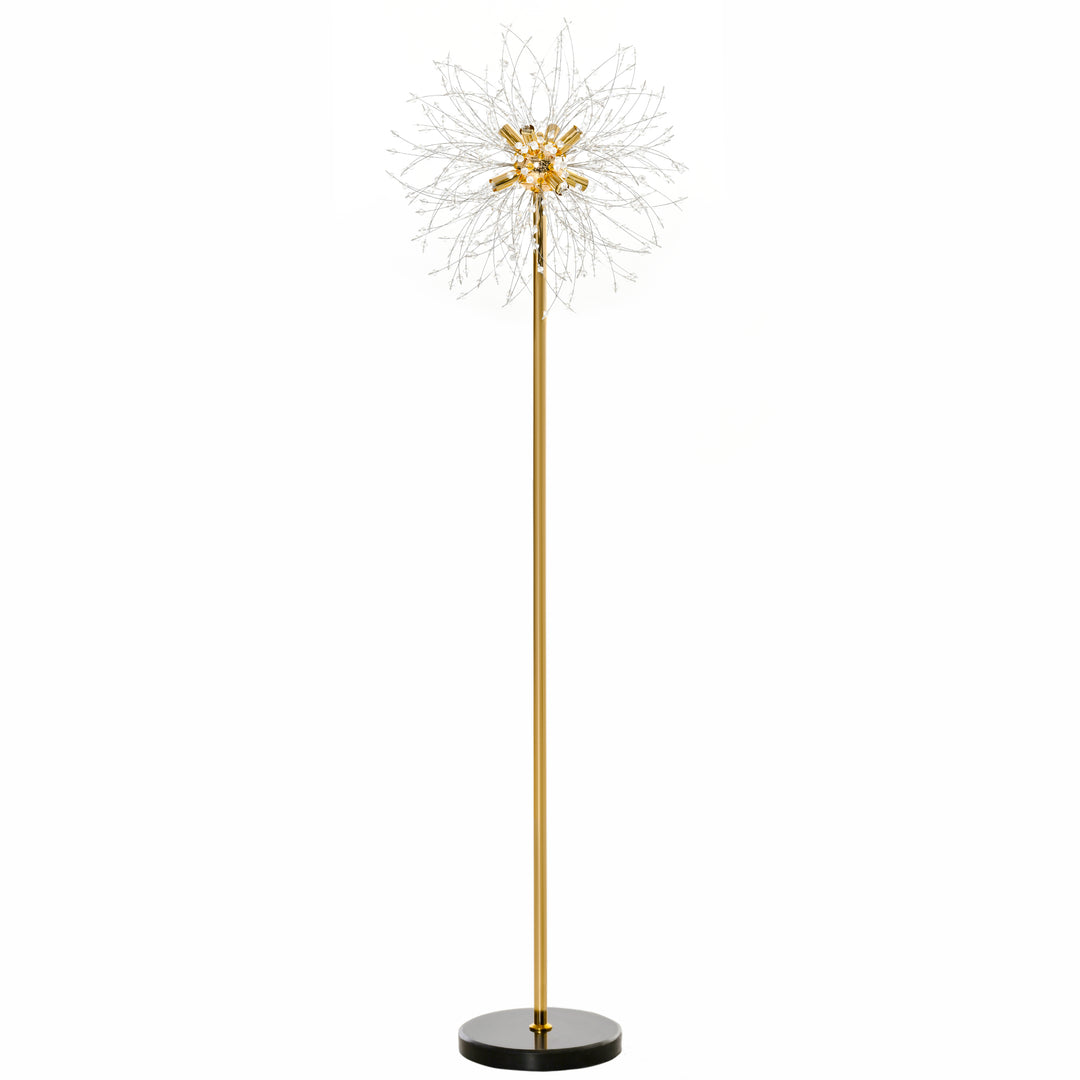 160cm Dandelion-Crystallite Floor Lamp, with Foot Switch