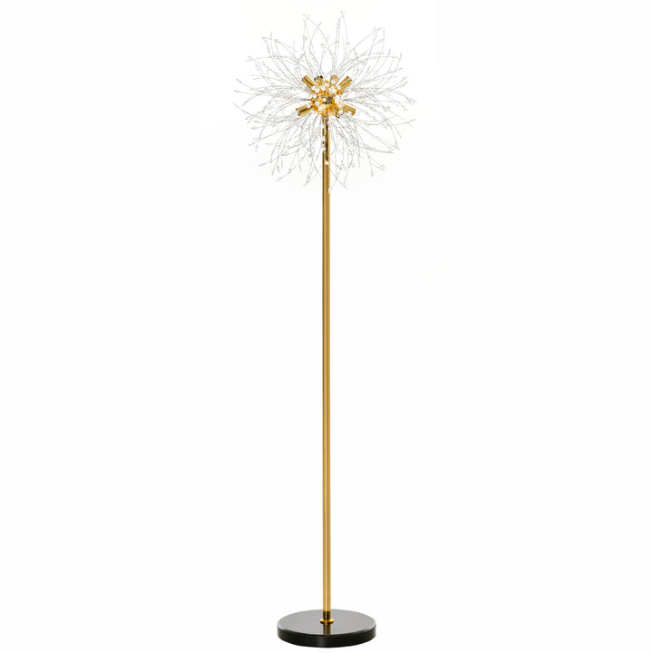 160cm Dandelion-Crystallite Floor Lamp, with Foot Switch
