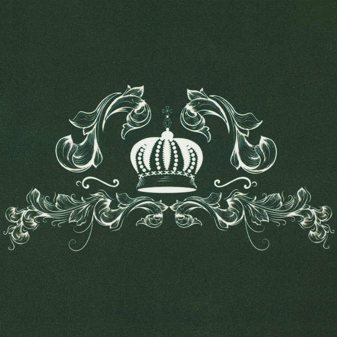 SPORTNOW Professional Poker Mat, Six-Player Water-resistant Poker Table with Felt Surface, Carry Bag, Green