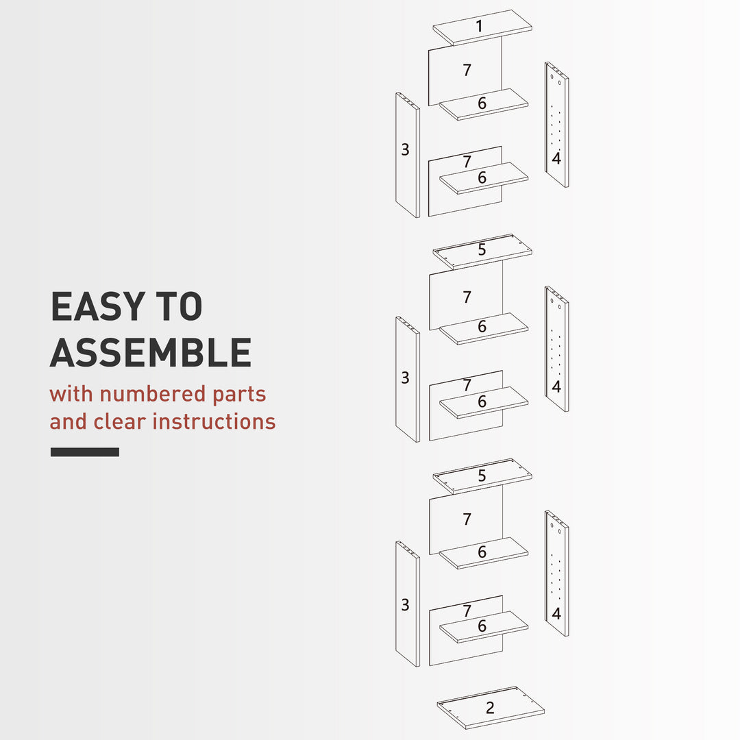 260 Narrow CD Storage Unit - Black