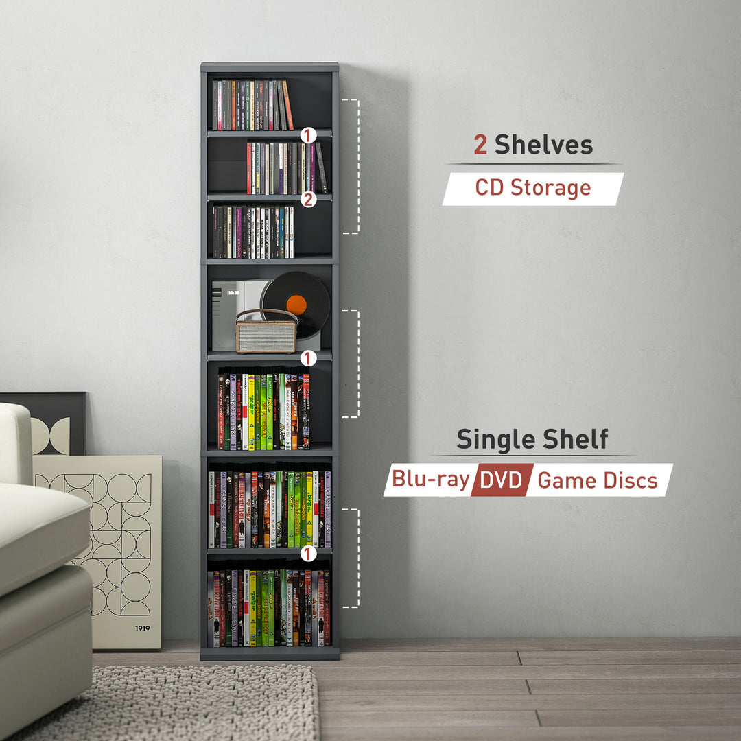 260 Narrow CD Storage Unit - Grey