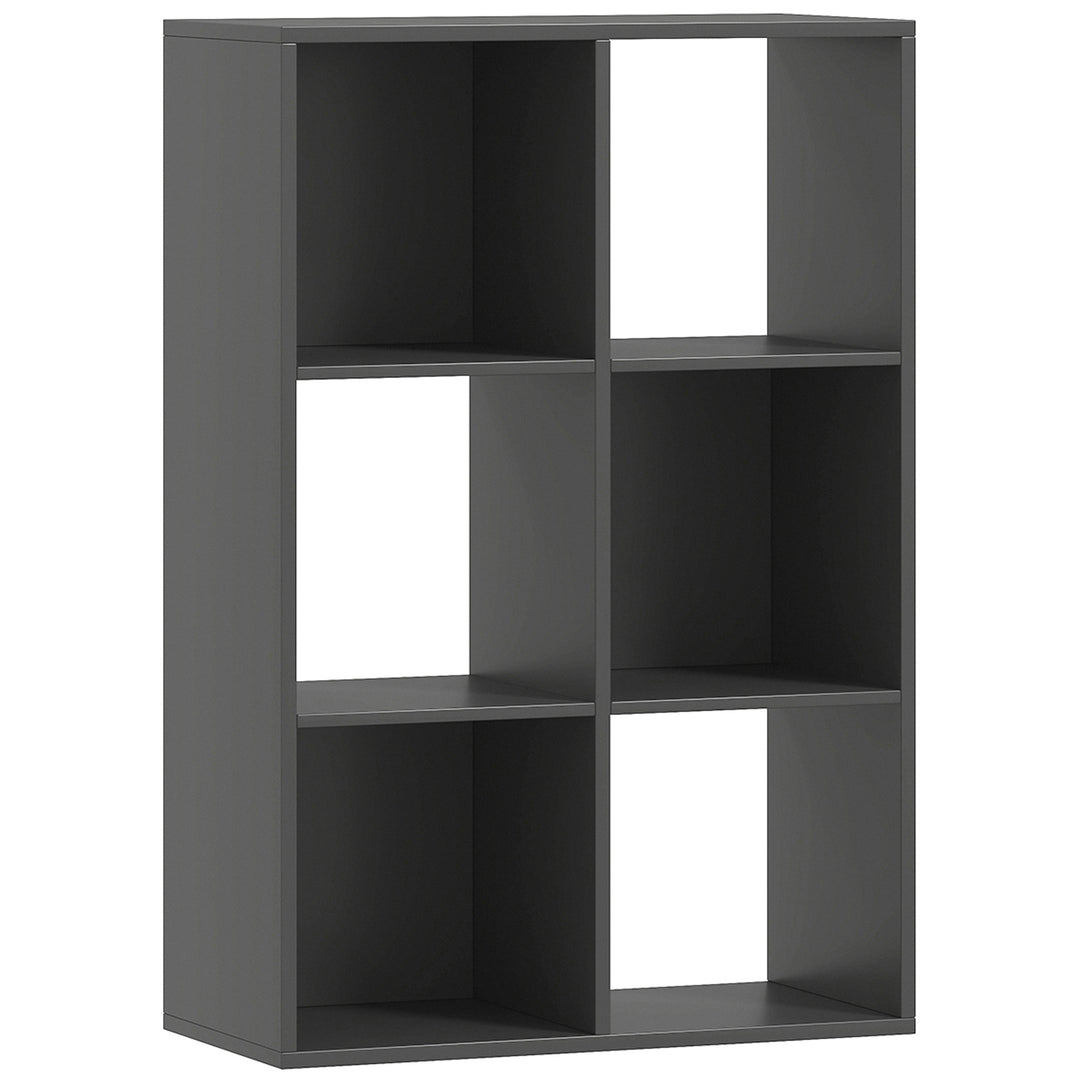 6-Cube Bookshelf - Black