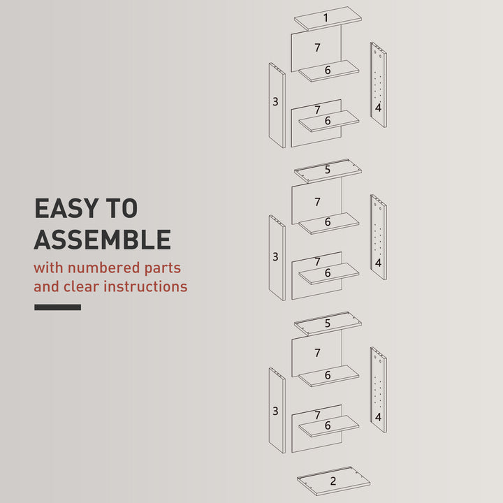 260 Narrow CD Storage Unit - Grey