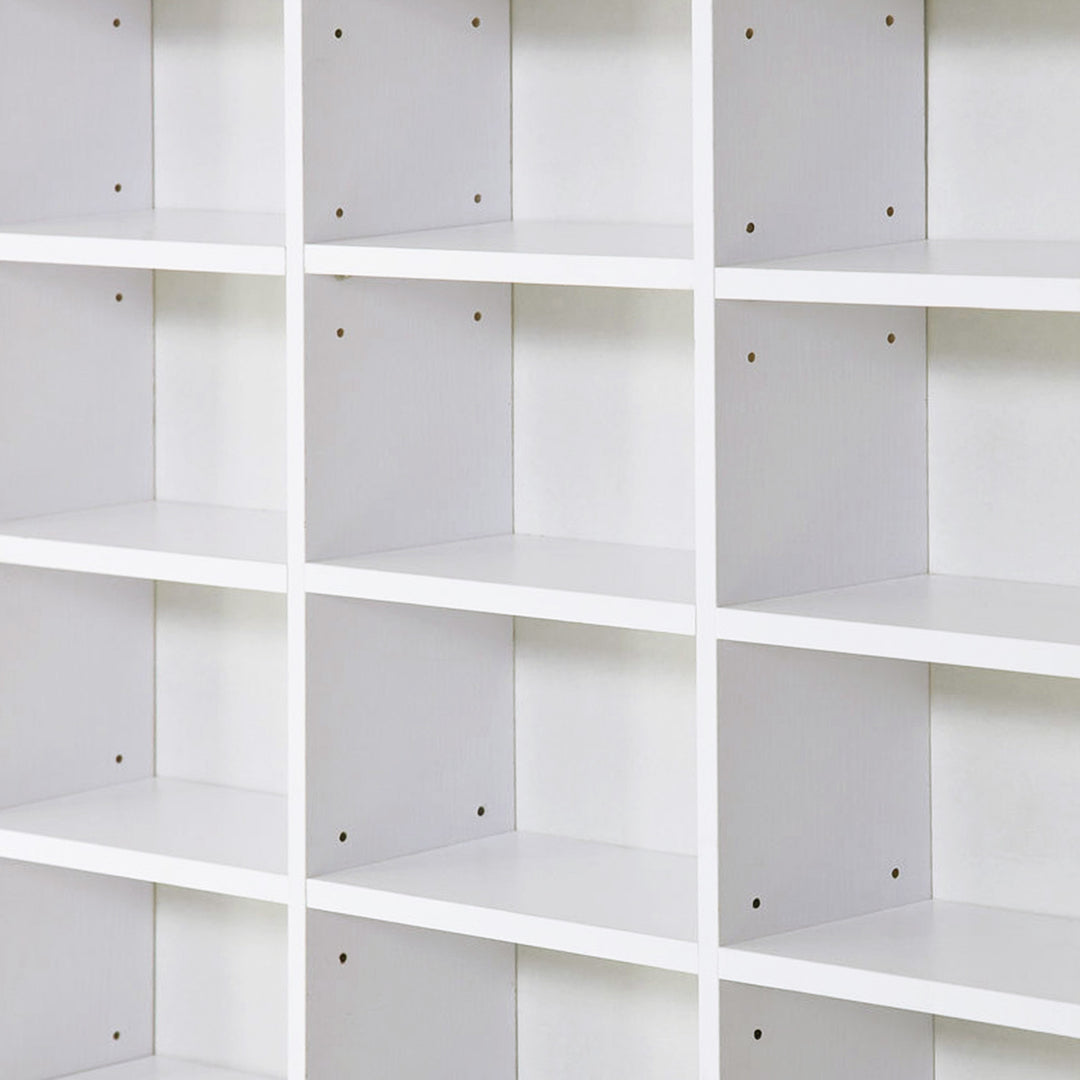 33 Adjustable Compartment Storage Unit - White