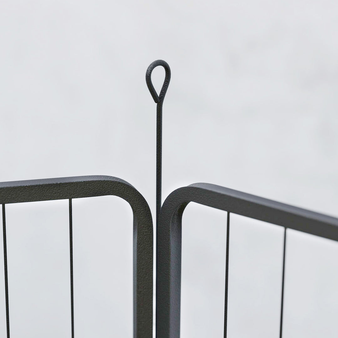 PawHut Two-Piece Dog Pen Expansion Pack for Large Dogs, 100cm Tall Animal Pen with Three Connecting Stakes