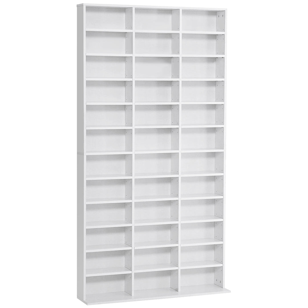 33 Adjustable Compartment Storage Unit - White