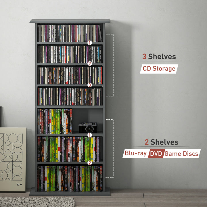 360 CD Storage Unit - Grey