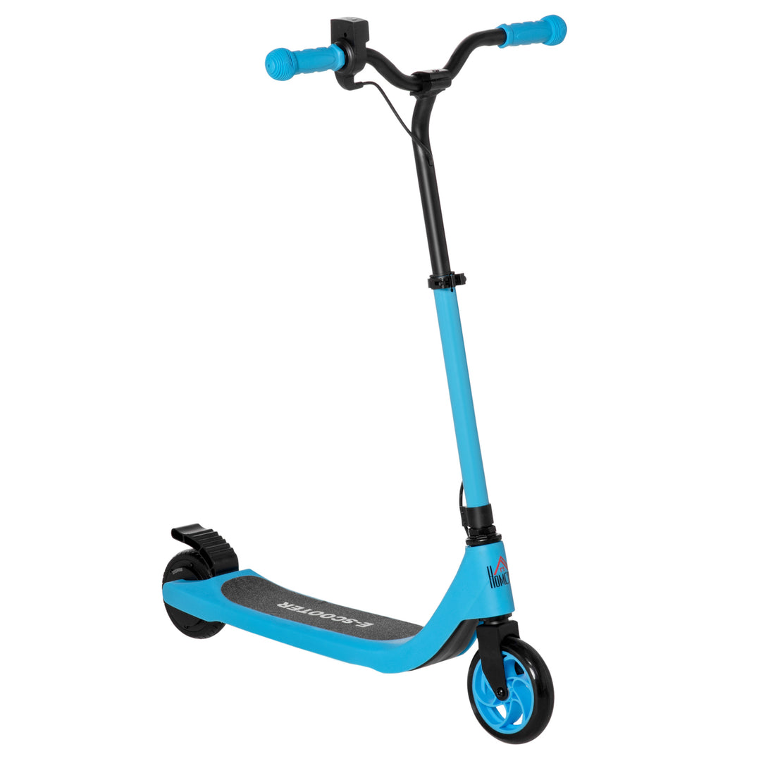 Electric Scooter, 120W Motor E-Scooter, Adjustable Height, Rear Brake for Ages 6+ Years - Blue