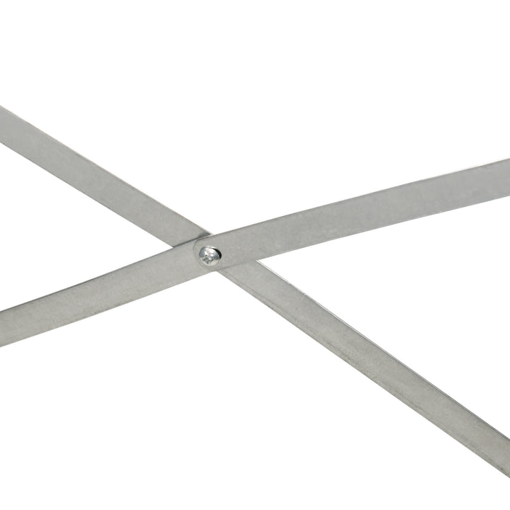 Raised Beds for Garden, Galvanised Steel Outdoor Planters with Multi-reinforced Rods, 180 x 90 x 59 cm, Light Grey