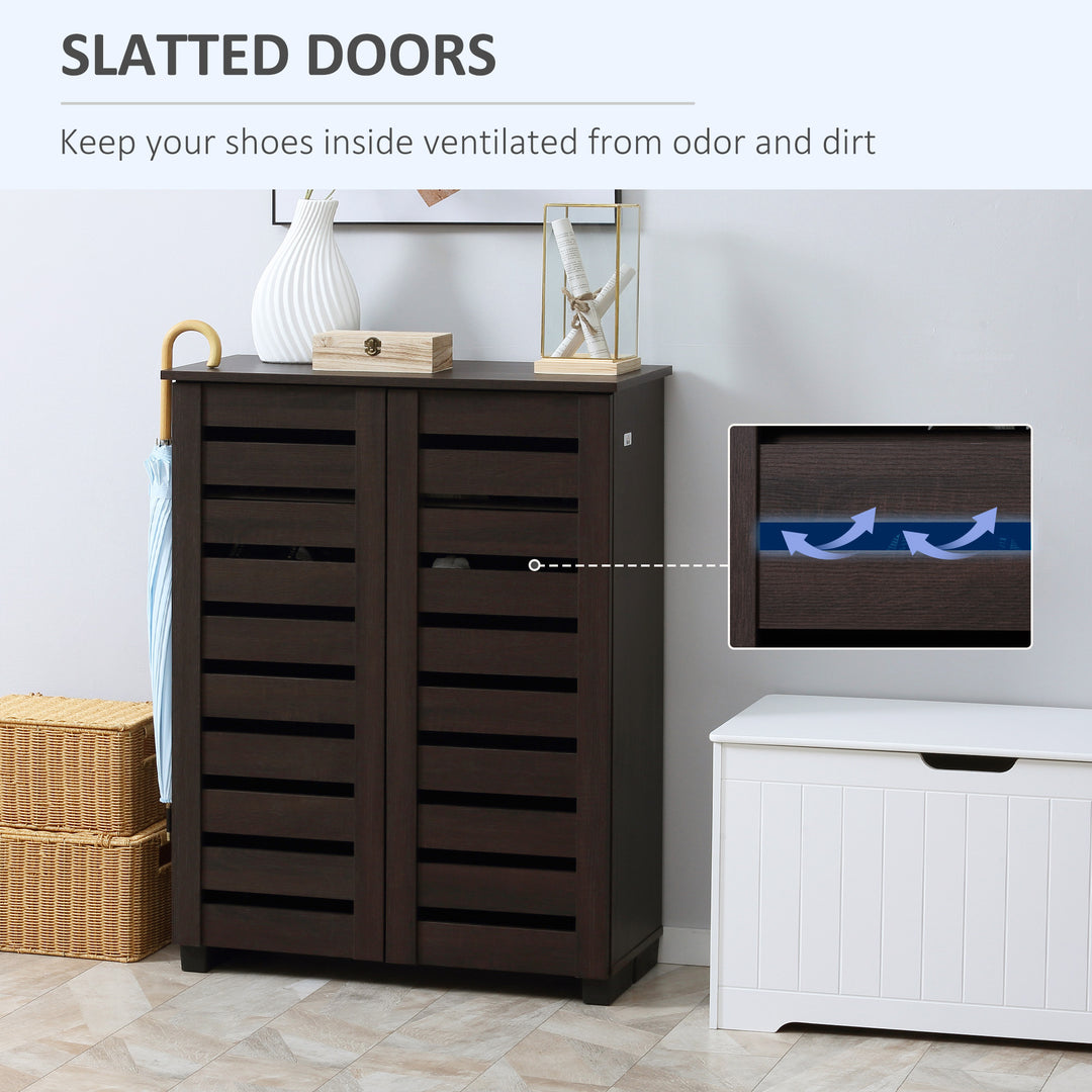 15 Shoe Storage Cabinet - Wood-Effect
