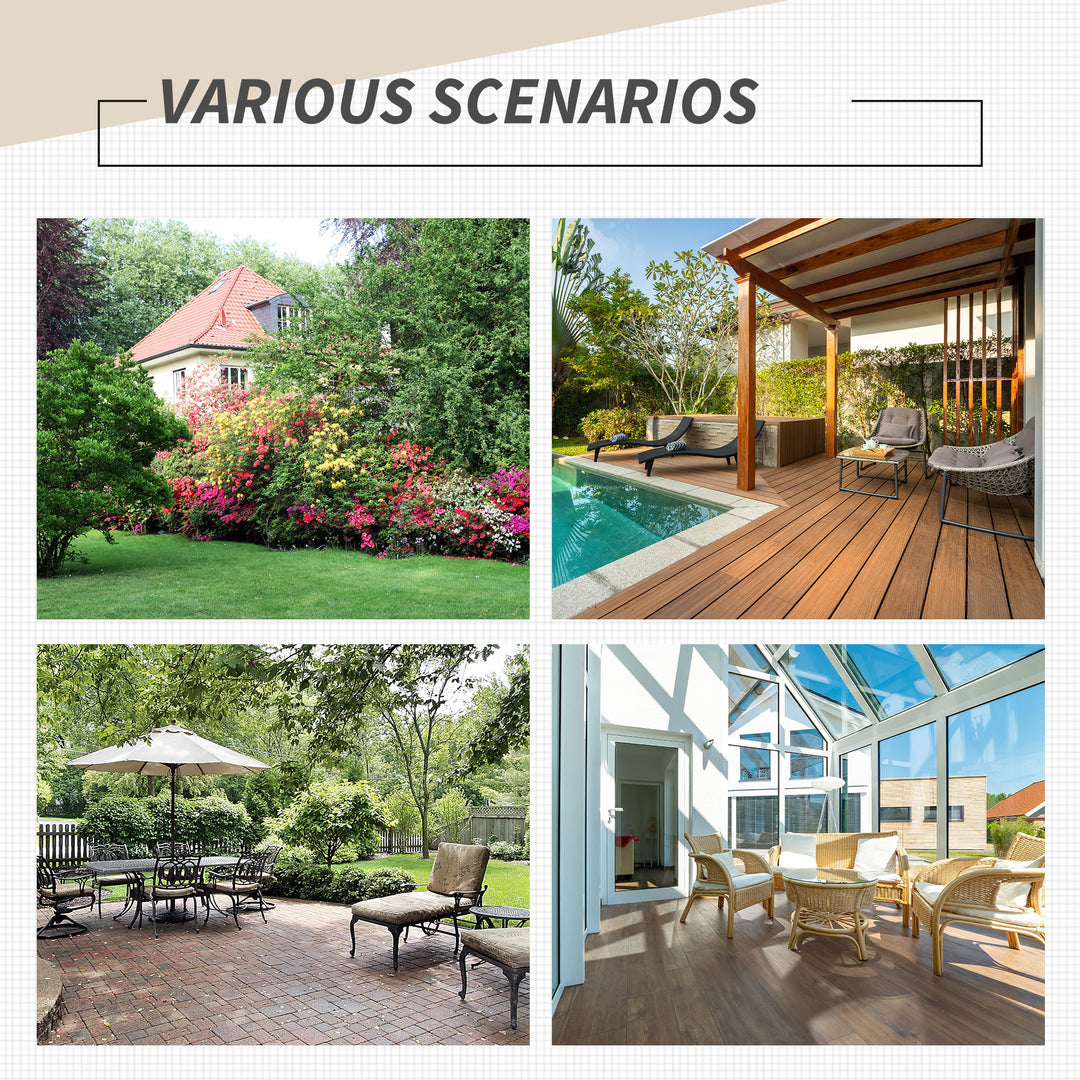 MCL Set of Two Folding Rattan Seat Chairs - Brown