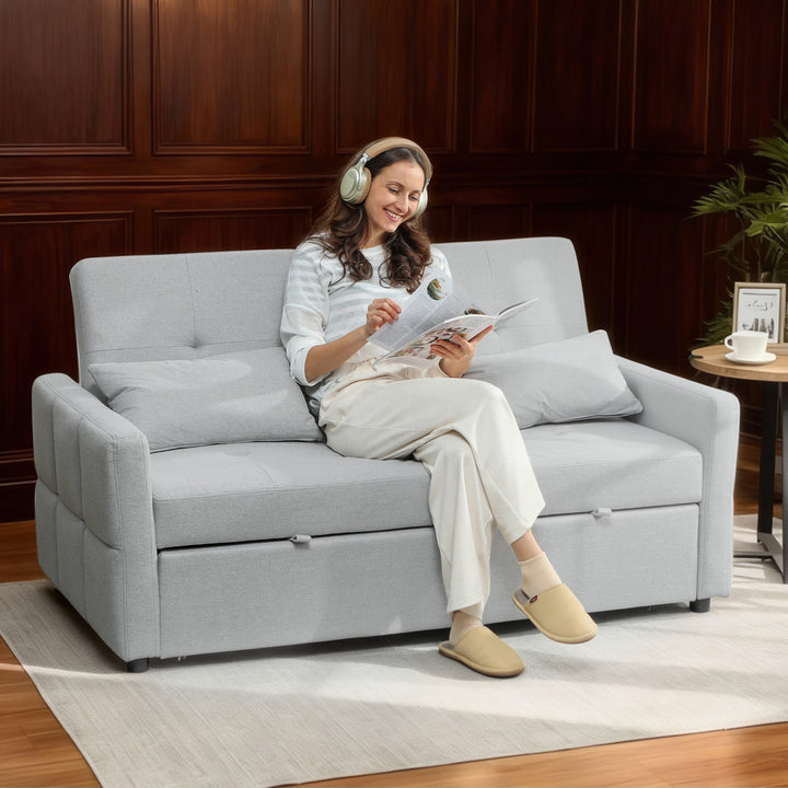 Three-Way Two-Seater Sofa Bed