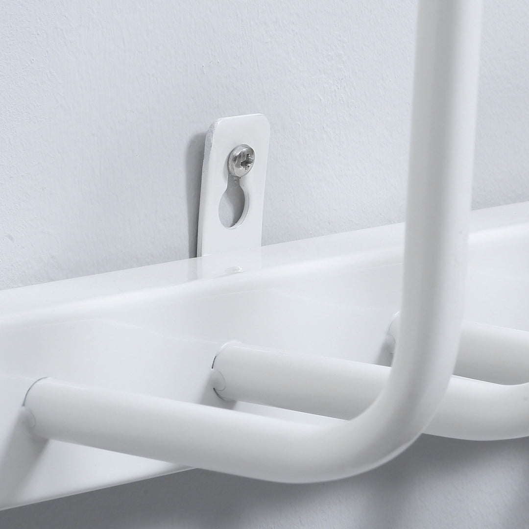 MCL 2 Pairs Electric Shoe Dryer, Wall Mounted Shoe Warmers with Constant Temperature for Boots, Leather Shoes, Socks, White