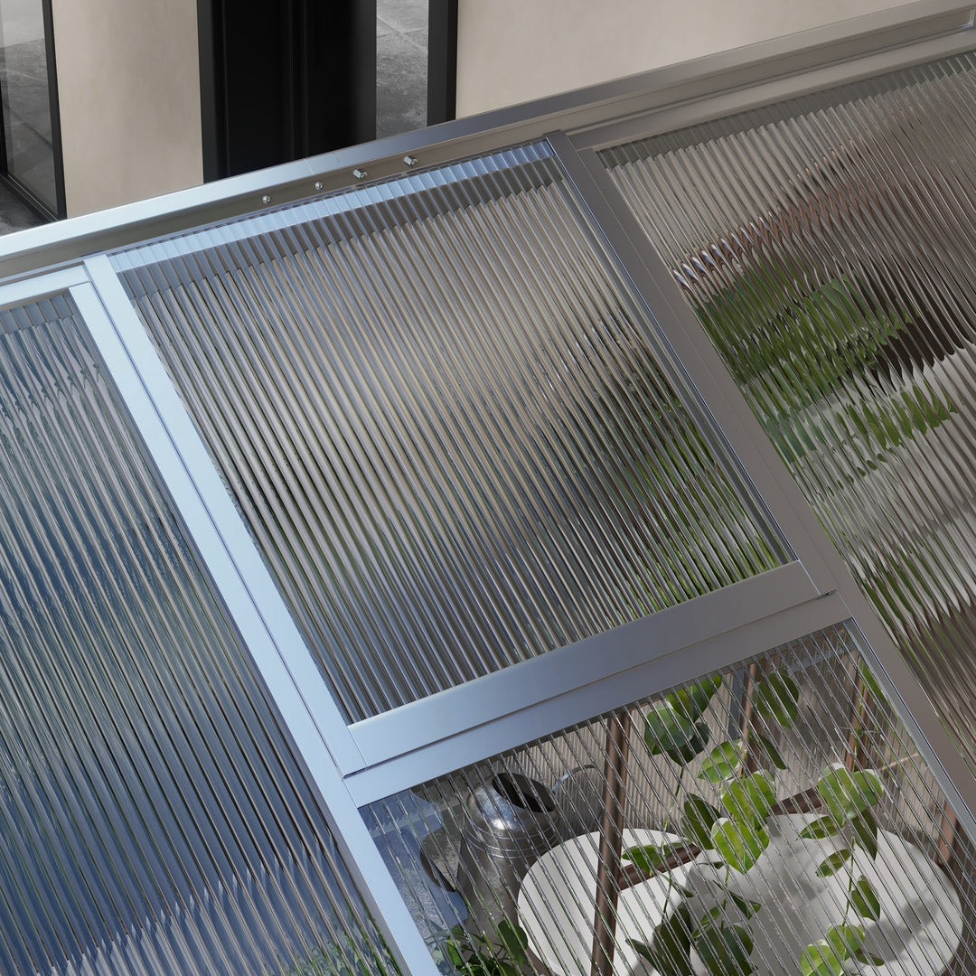 10 x 6ft Aluminium Frame Walk-In Greenhouse