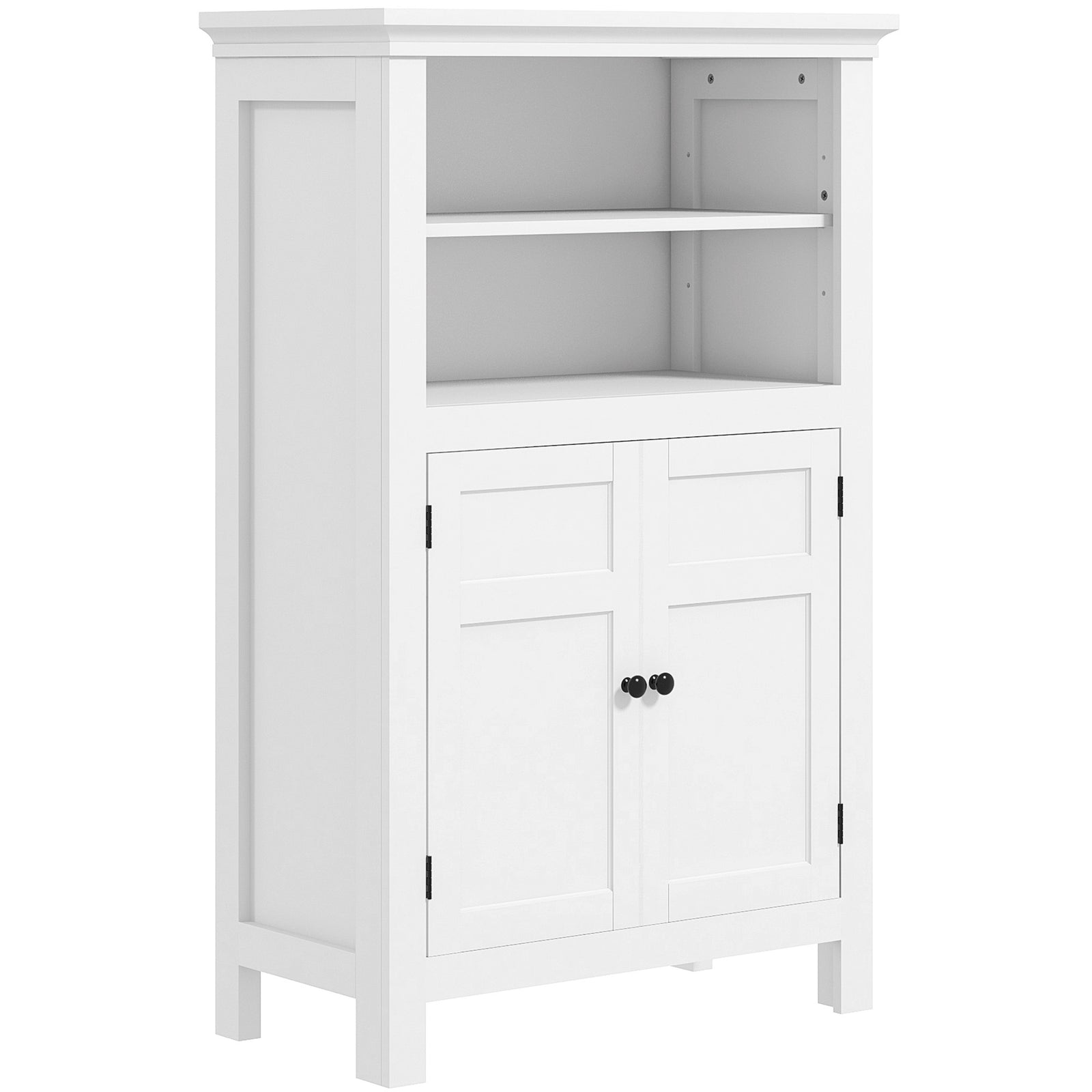 Multi-Storage Modern Bathroom Cabinet - White