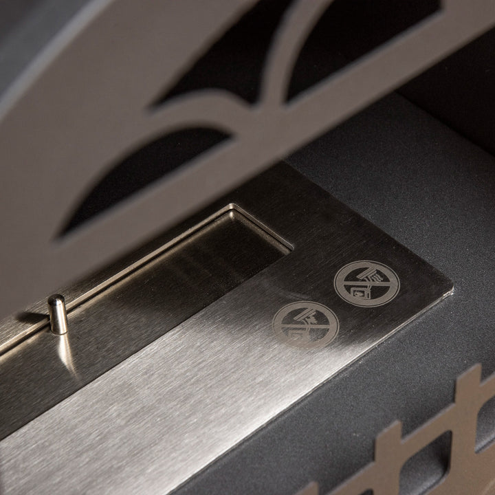 MCL Free Standing Ethanol Fireplace, Bioethanol Heater Stove Fire with 0.9L Tank, 3 Hours Burning Time, Black