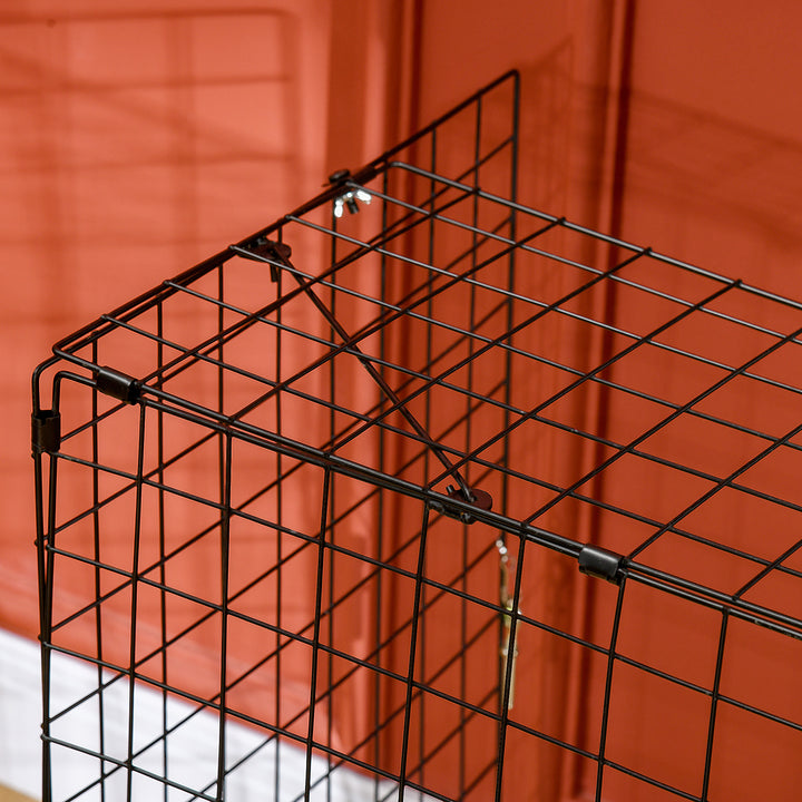 MCL Extendable Fire Guard Screen, Freestanding Fire Screen Spark Guard, Folding Fireplace Cover, Wire Mesh, Child & Pet Safety Barrier for Fireplaces, 81.5-160cm, Black