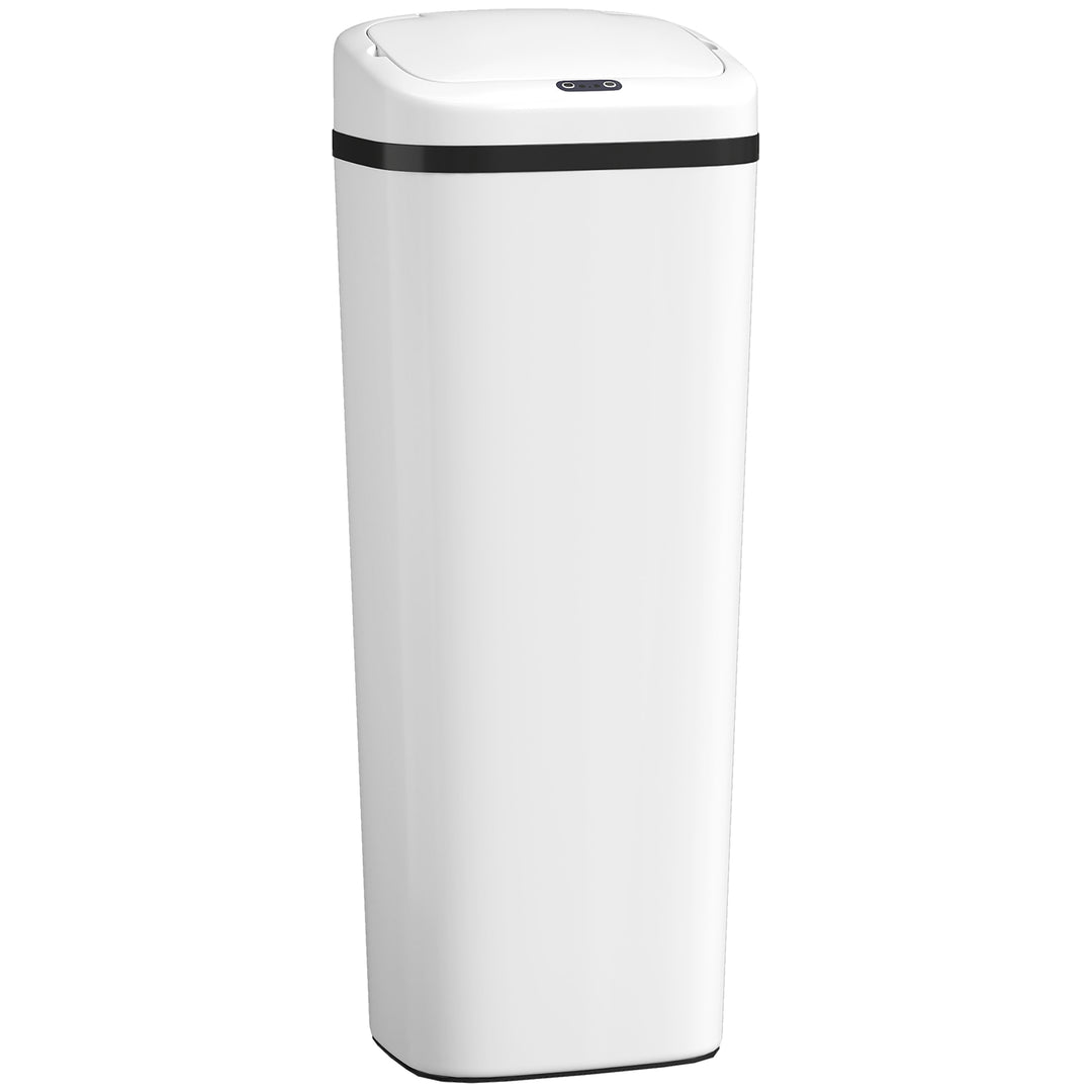 50L Stainless Steel Sensor Bin - Silver Tone