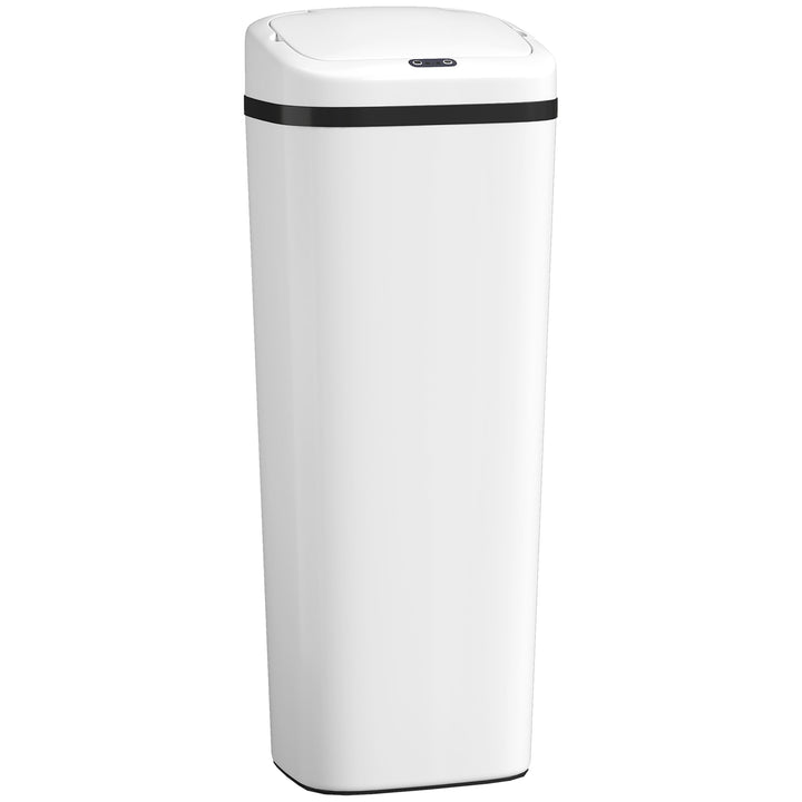 50L Stainless Steel Sensor Bin - Silver Tone