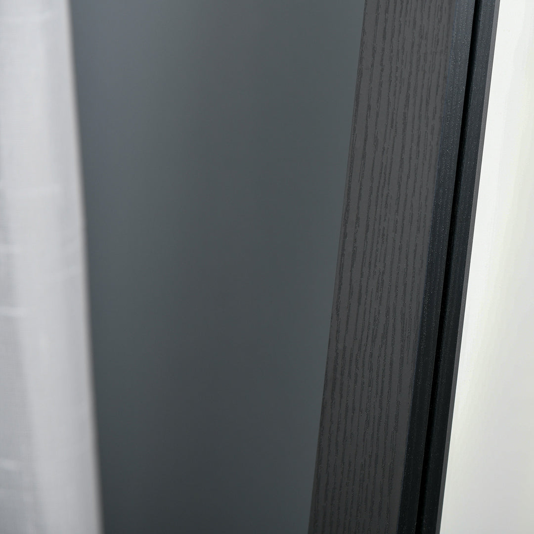 Full Length Mirror for Bedroom, Free Standing Dressing Mirror, Wall Mirror for Living Room, 37 x 154 cm, Black
