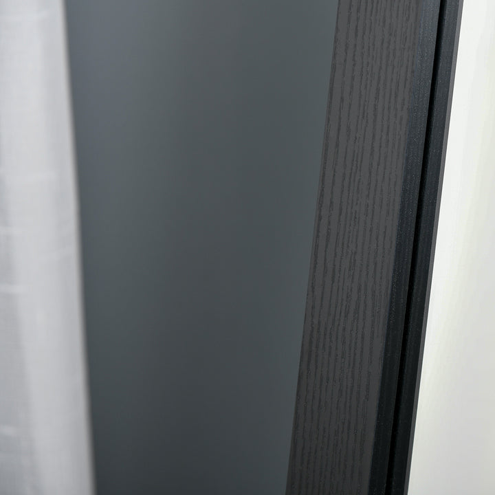 Full Length Mirror for Bedroom, Free Standing Dressing Mirror, Wall Mirror for Living Room, 37 x 154 cm, Black