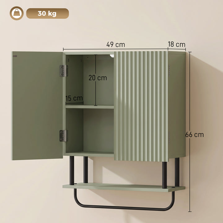 Bathroom Wall Cabinet Modern Space Saver Wall Mounted Cabinet Doors St