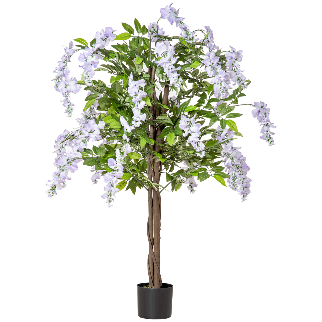 5.3ft Artificial Tree, Indoor Fake Bamboo with Pot, for Home, Office, and Living Room Decor