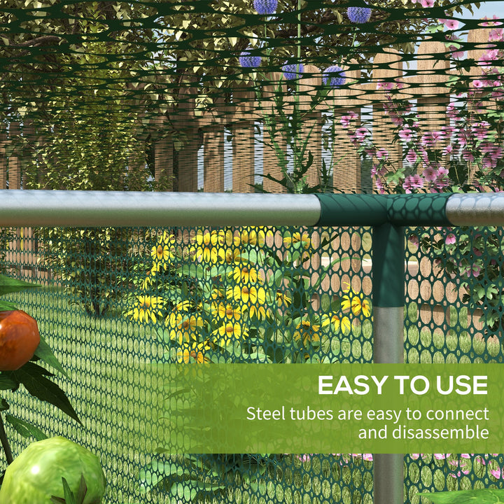 8' x 4' Plant Protection Cage, with Door, Green