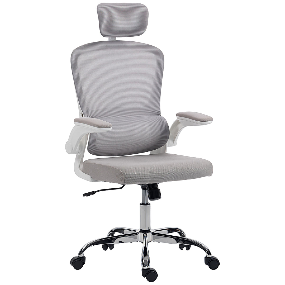 MCL Mesh Back Office Chair, with Lumbar Support - Grey