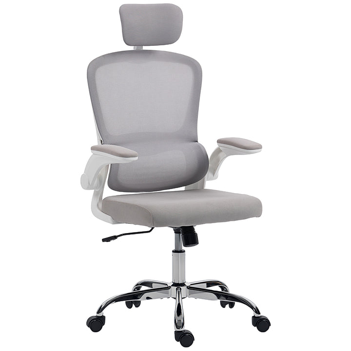 MCL Mesh Back Office Chair, with Lumbar Support - Grey