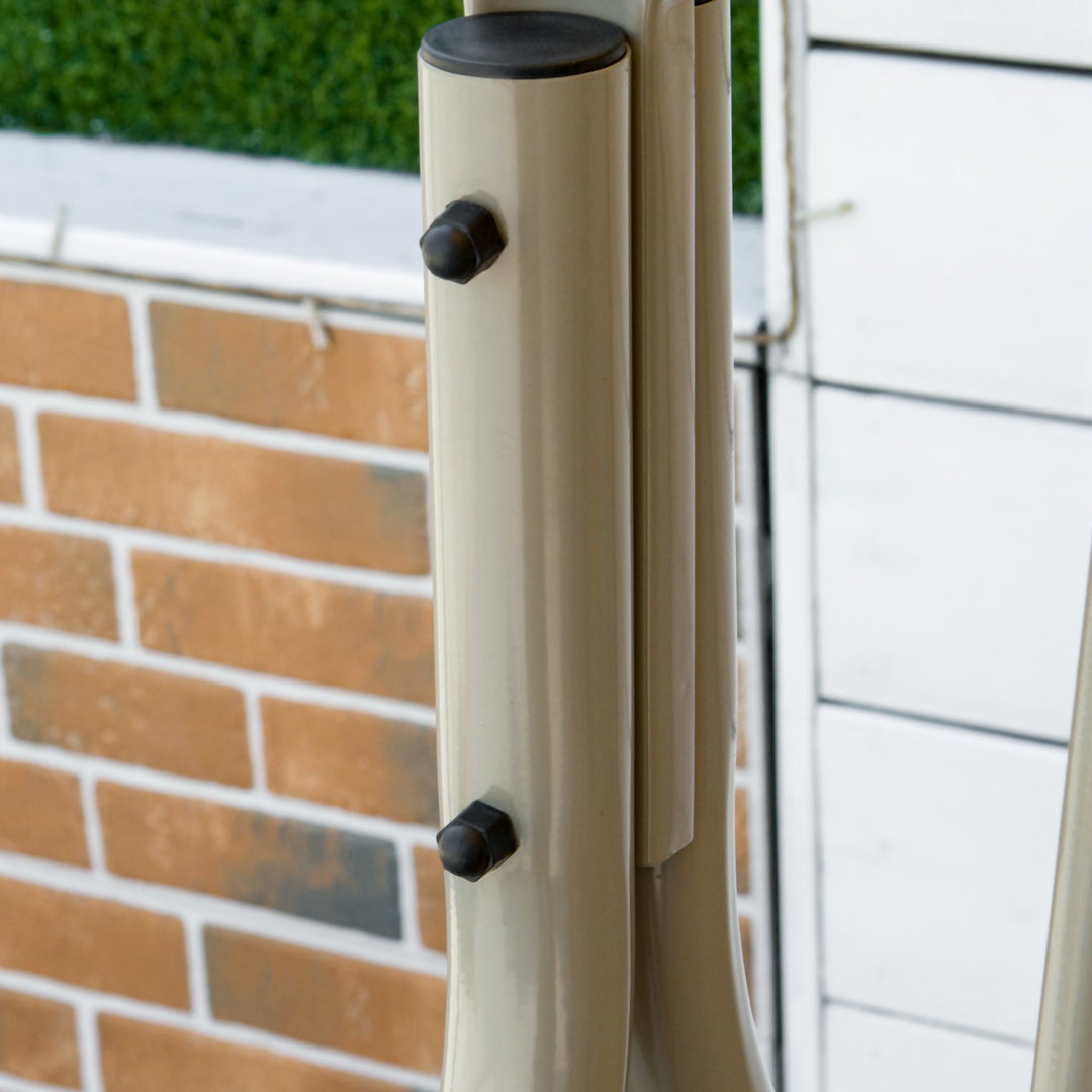 Three-Seater Garden Swing Seat - Light Brown