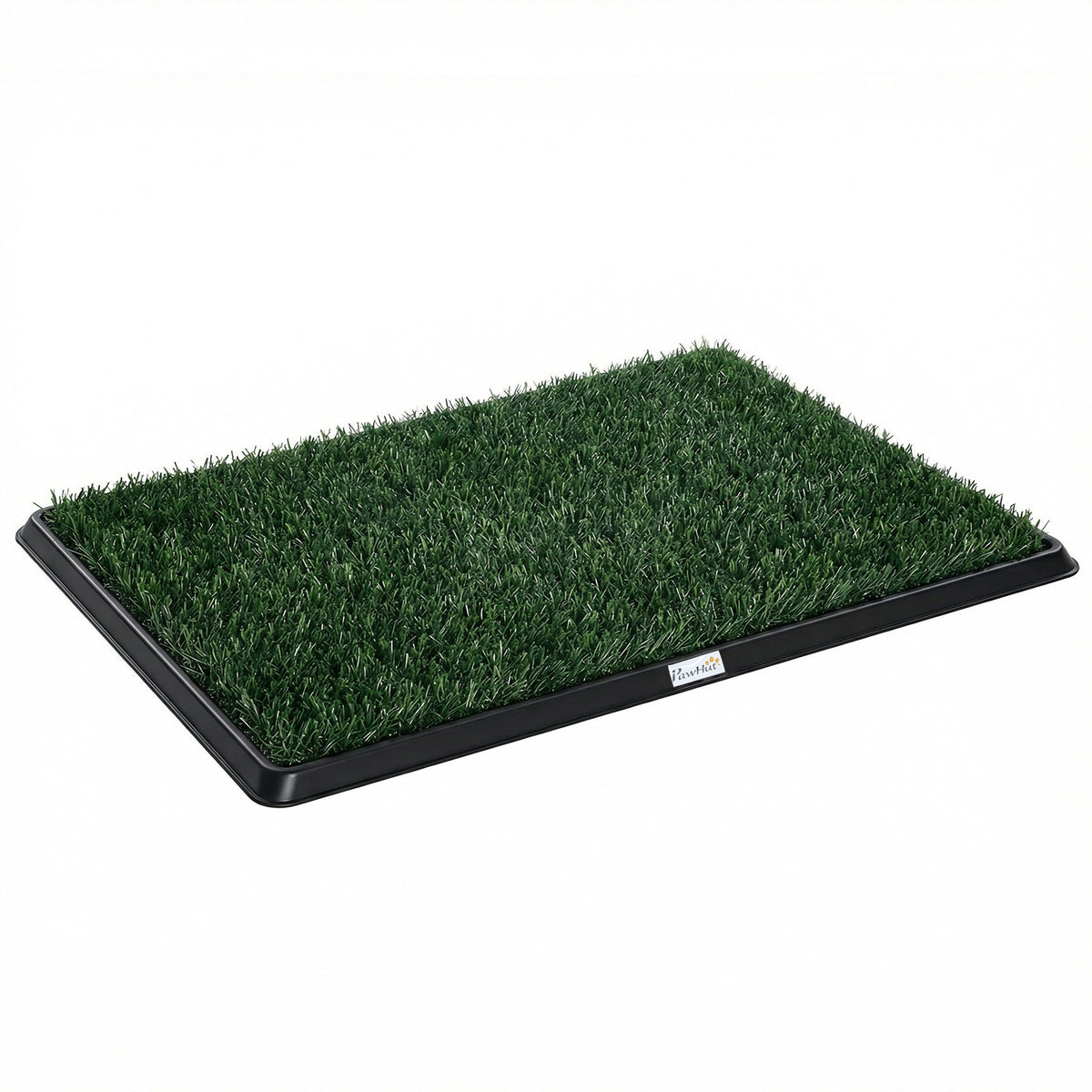 Dog Grass Pee Pad with Tray, Dog Toilet Tray with 2 Artificial Grass