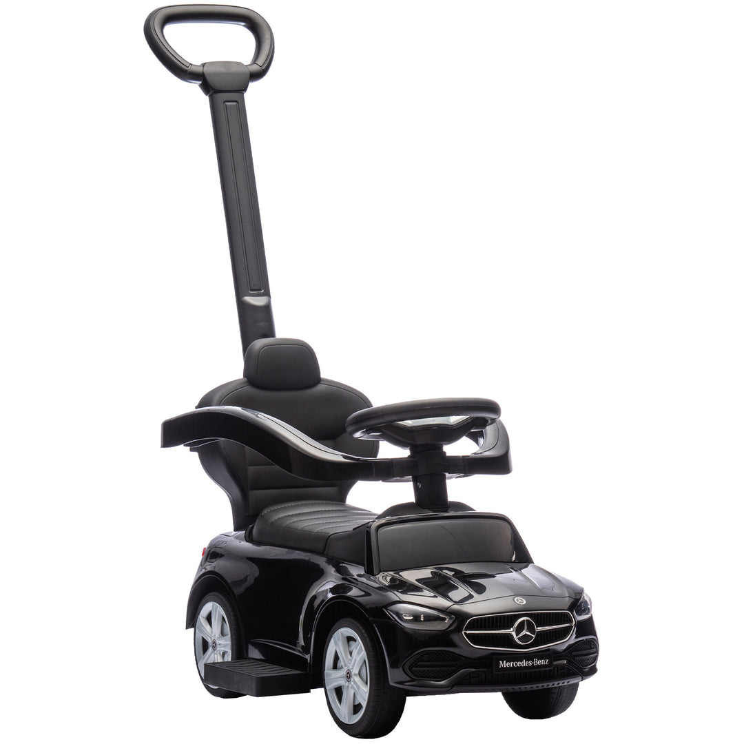 2 in 1 Baby Ride on Push Car Mercedes-Benz C-Class Licensed Walker Foo
