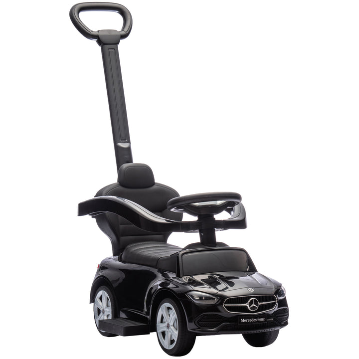 2 in 1 Baby Ride on Push Car Mercedes-Benz C-Class Licensed Walker Foo