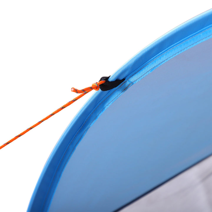 MCL Fibreglass Frame 2 Person Pop-Up Lightweight Camping Tent Blue