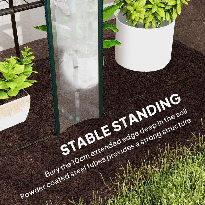 46 x 215cm Nine-Shelf Greenhouse