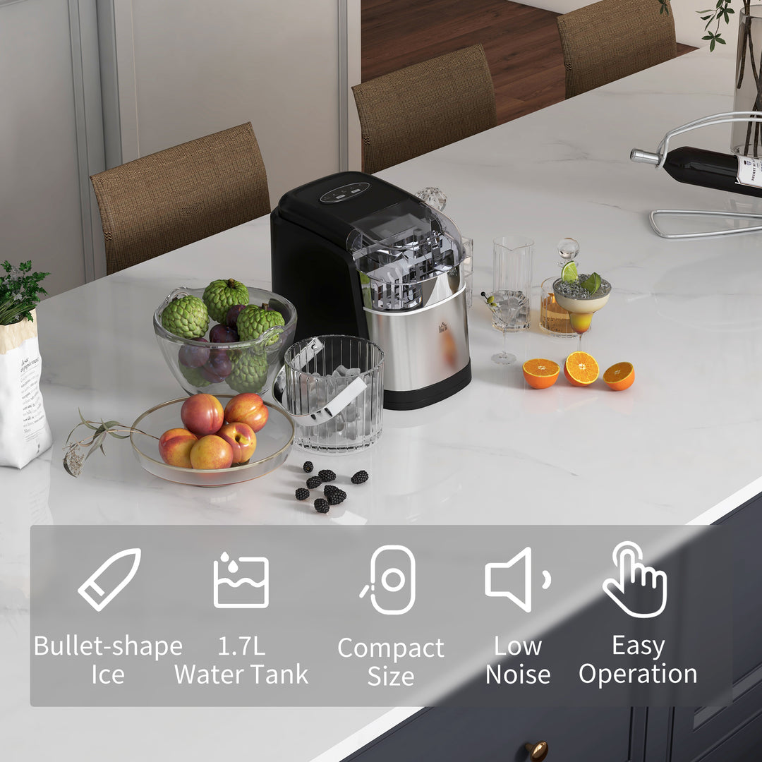 12kg Countertop Ice Machine, with Scoop