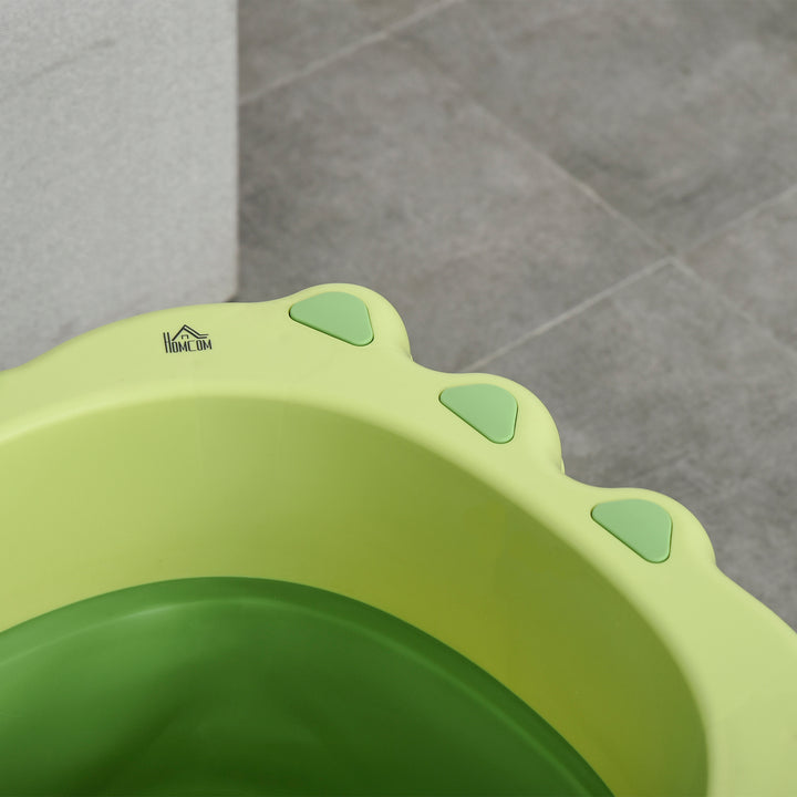 MCL Foldable Baby Bathtub, with Stool - Green