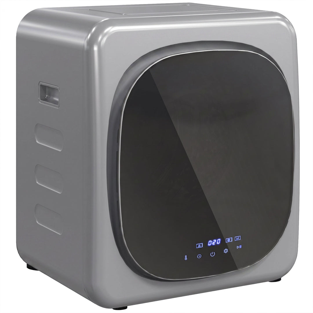 2.5kg Vented Tumble Dryer with Smart Mode, 800W Compact Tumble Dryer w