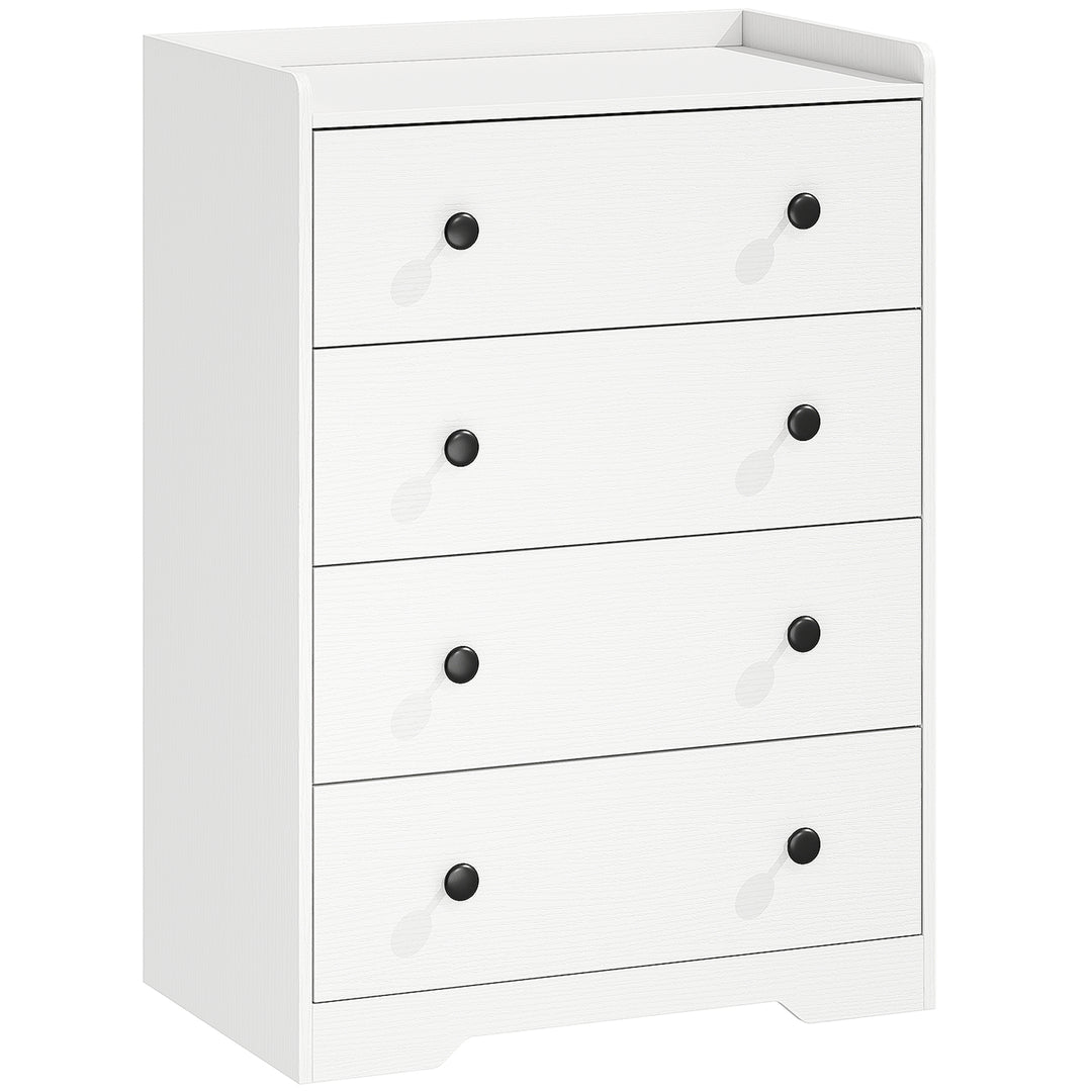 4 Drawer Chest of Drawers, Modern Dresser for Bedroom, Storage Cabinet