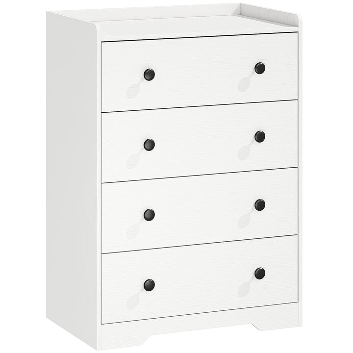 4 Drawer Chest of Drawers, Modern Dresser for Bedroom, Storage Cabinet