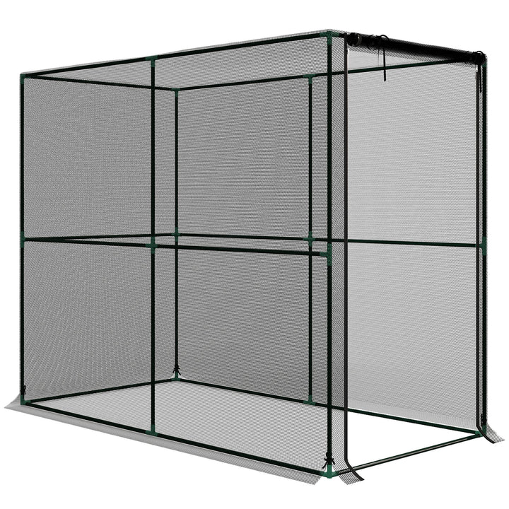 Fruit Cage Bird Netting, Brassica Cage Plant Protection Tent with Zipped Door, Anti Bird, Insects, Small Animals